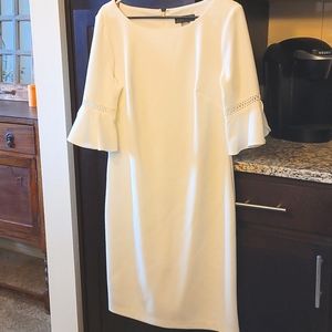 Jessica Howard white career dress